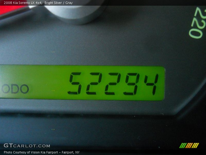 Bright Silver / Gray 2008 Kia Sorento LX 4x4