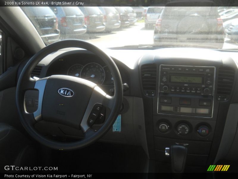 Bright Silver / Gray 2008 Kia Sorento LX 4x4