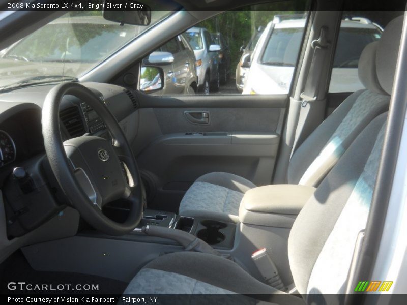 Bright Silver / Gray 2008 Kia Sorento LX 4x4