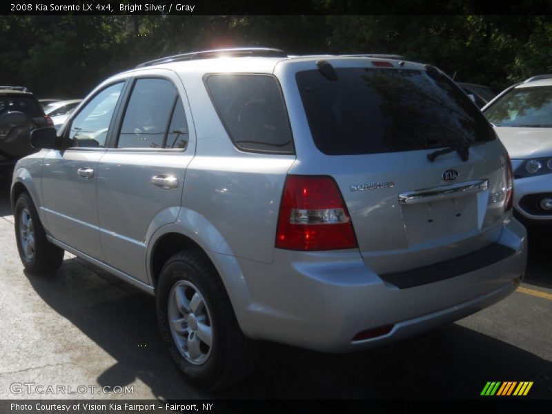 Bright Silver / Gray 2008 Kia Sorento LX 4x4