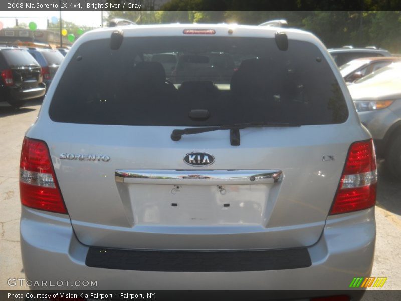 Bright Silver / Gray 2008 Kia Sorento LX 4x4