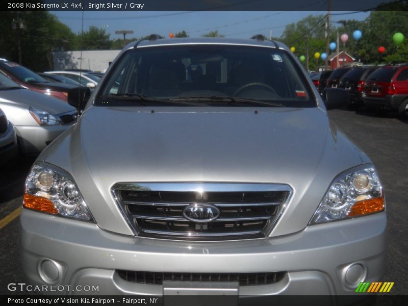 Bright Silver / Gray 2008 Kia Sorento LX 4x4