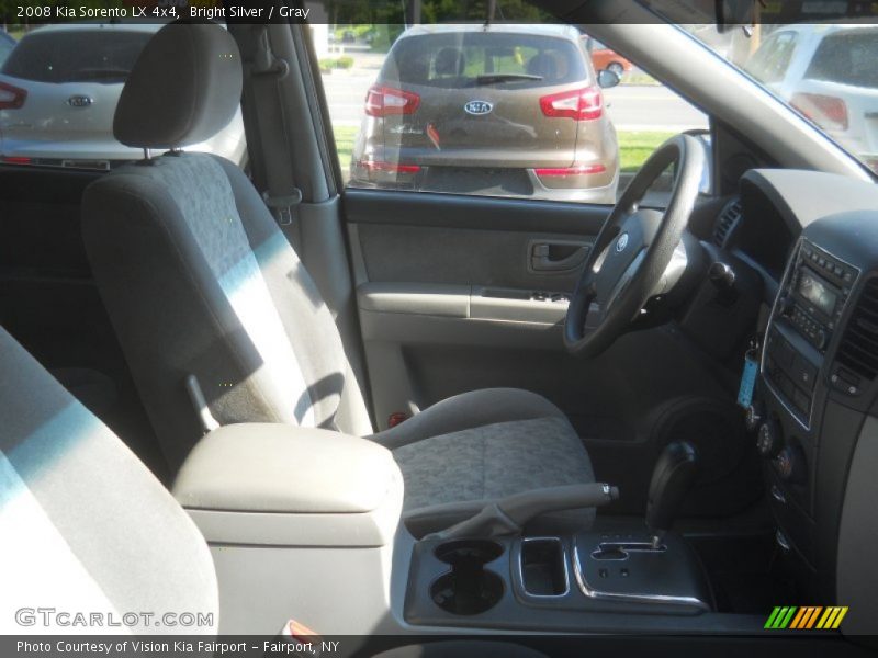 Bright Silver / Gray 2008 Kia Sorento LX 4x4