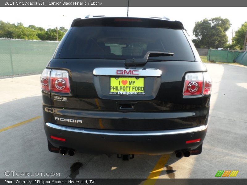 Carbon Black Metallic / Ebony 2011 GMC Acadia SLT