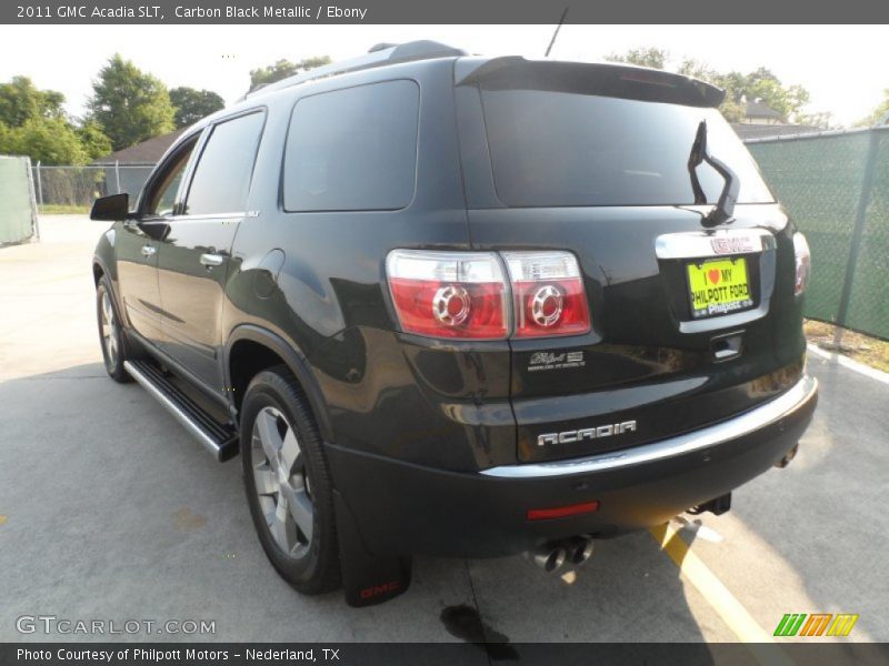 Carbon Black Metallic / Ebony 2011 GMC Acadia SLT