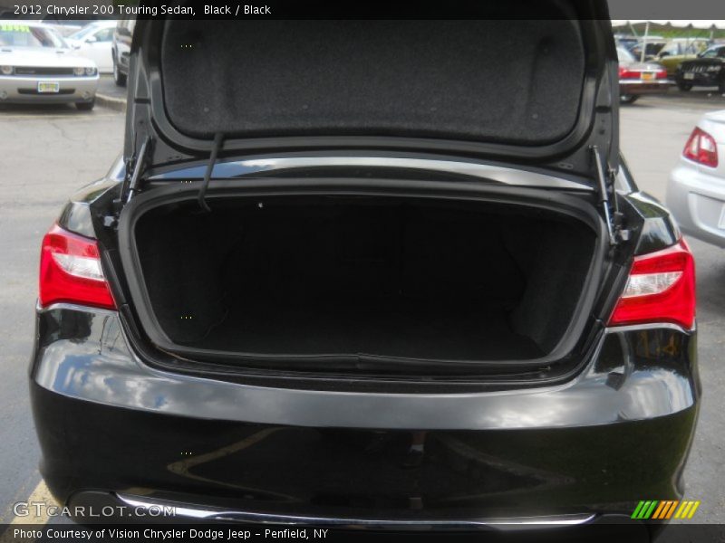 Black / Black 2012 Chrysler 200 Touring Sedan