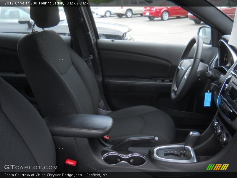 Black / Black 2012 Chrysler 200 Touring Sedan