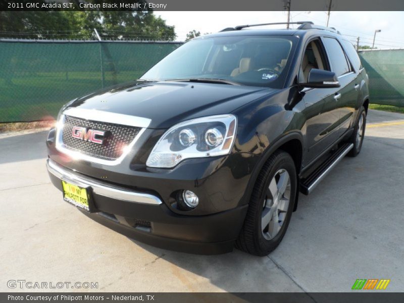 Carbon Black Metallic / Ebony 2011 GMC Acadia SLT