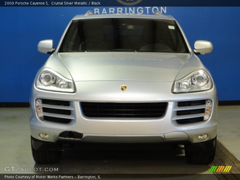 Crystal Silver Metallic / Black 2009 Porsche Cayenne S