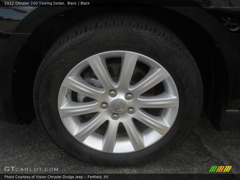 Black / Black 2012 Chrysler 200 Touring Sedan