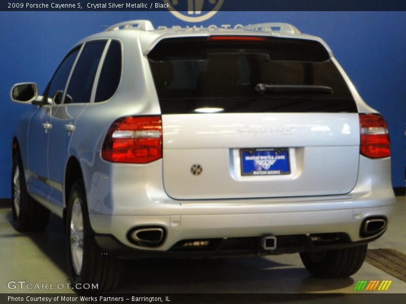 Crystal Silver Metallic / Black 2009 Porsche Cayenne S