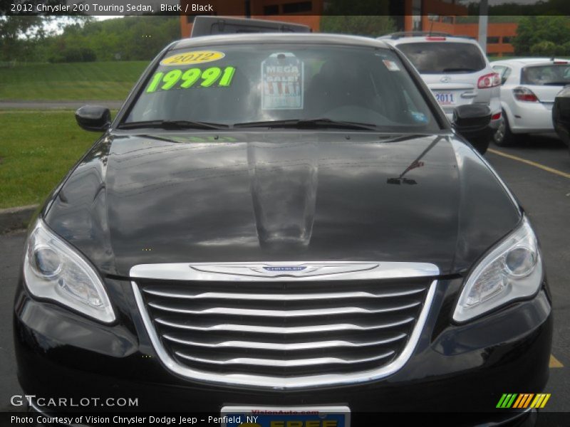 Black / Black 2012 Chrysler 200 Touring Sedan