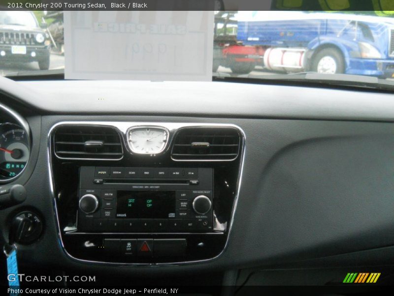 Black / Black 2012 Chrysler 200 Touring Sedan