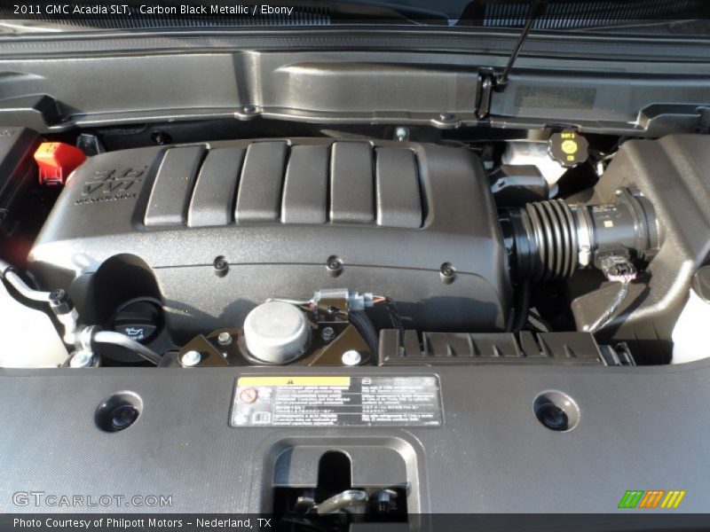 Carbon Black Metallic / Ebony 2011 GMC Acadia SLT