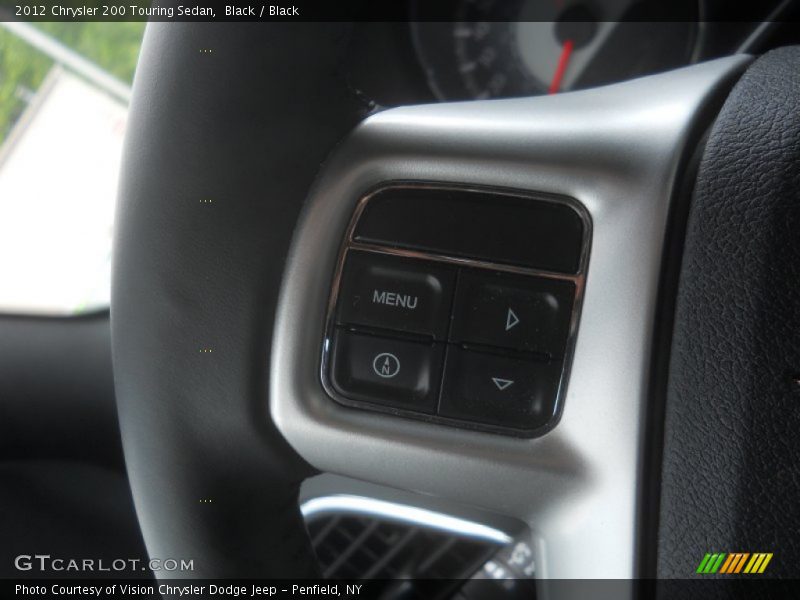 Black / Black 2012 Chrysler 200 Touring Sedan