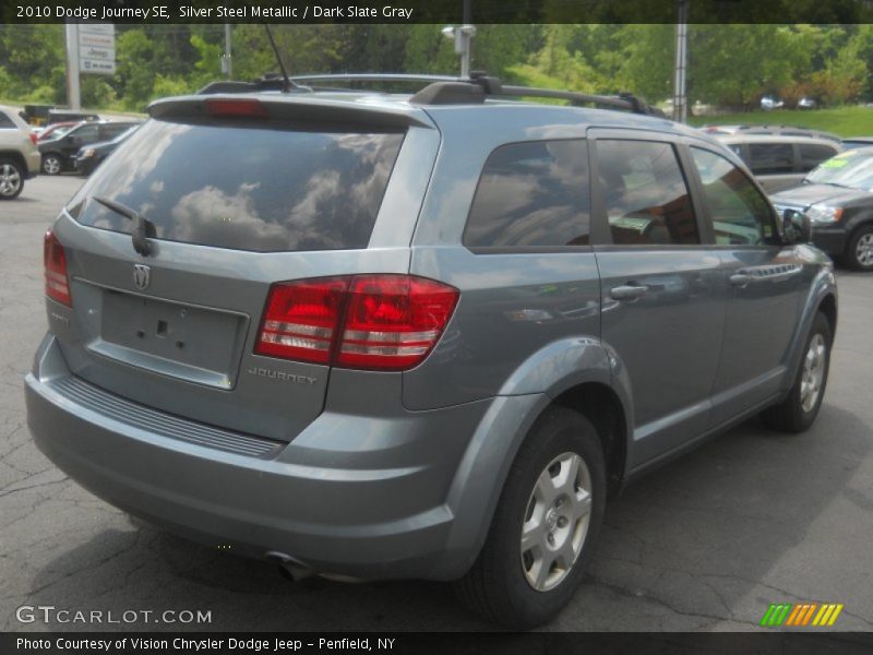 Silver Steel Metallic / Dark Slate Gray 2010 Dodge Journey SE