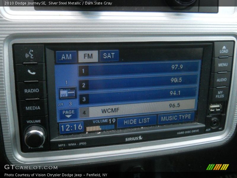 Silver Steel Metallic / Dark Slate Gray 2010 Dodge Journey SE