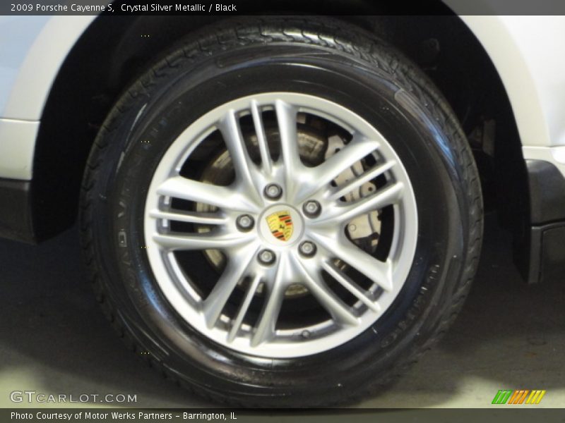 Crystal Silver Metallic / Black 2009 Porsche Cayenne S