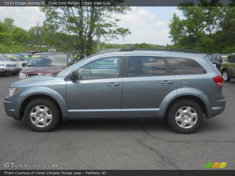 Silver Steel Metallic / Dark Slate Gray 2010 Dodge Journey SE
