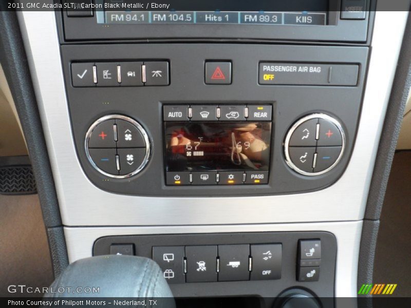 Carbon Black Metallic / Ebony 2011 GMC Acadia SLT