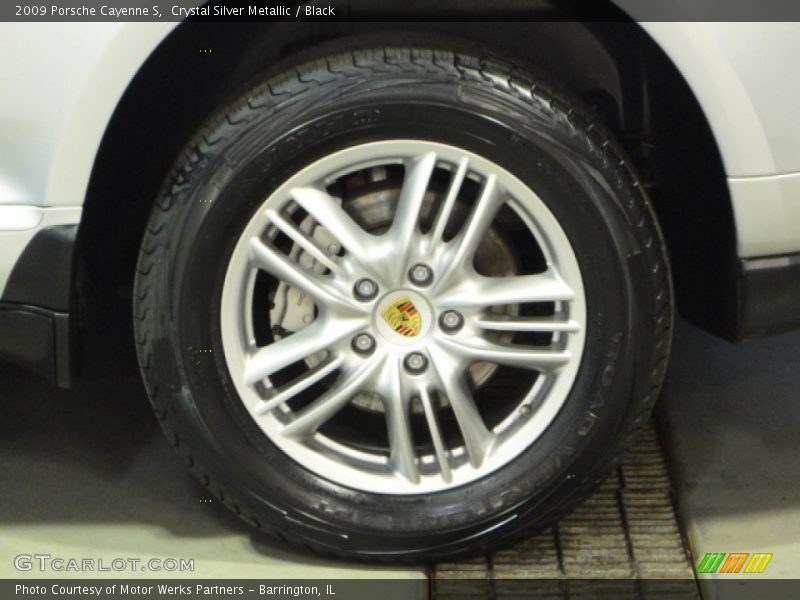 Crystal Silver Metallic / Black 2009 Porsche Cayenne S