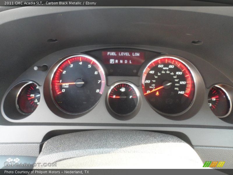 Carbon Black Metallic / Ebony 2011 GMC Acadia SLT