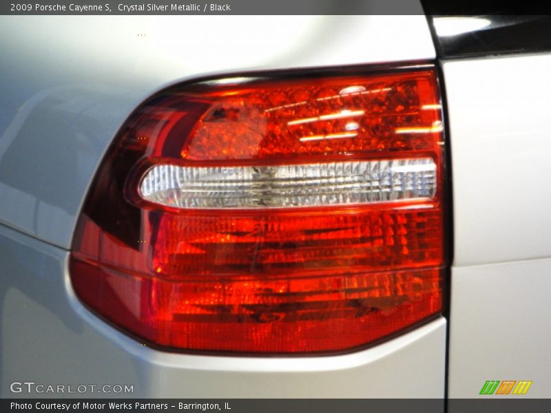 Crystal Silver Metallic / Black 2009 Porsche Cayenne S