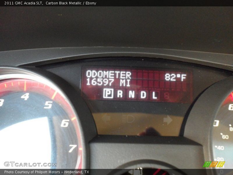 Carbon Black Metallic / Ebony 2011 GMC Acadia SLT