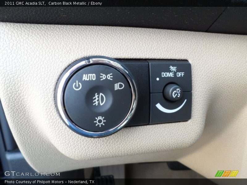 Carbon Black Metallic / Ebony 2011 GMC Acadia SLT
