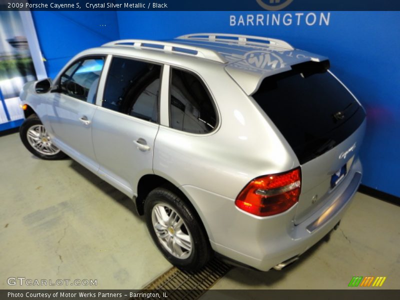 Crystal Silver Metallic / Black 2009 Porsche Cayenne S