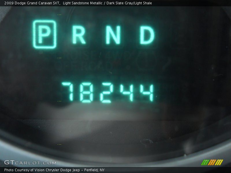 Light Sandstone Metallic / Dark Slate Gray/Light Shale 2009 Dodge Grand Caravan SXT