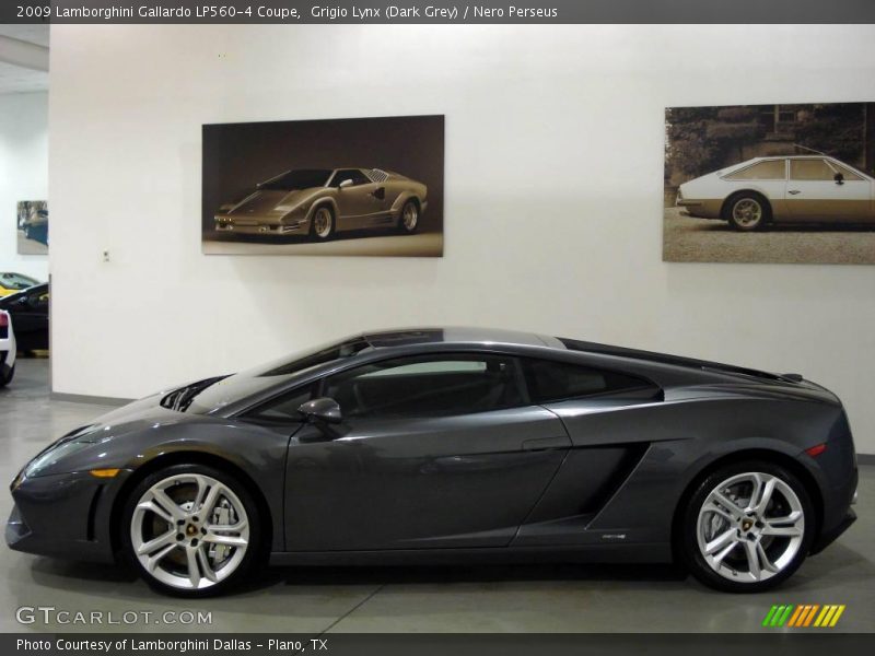 Grigio Lynx (Dark Grey) / Nero Perseus 2009 Lamborghini Gallardo LP560-4 Coupe