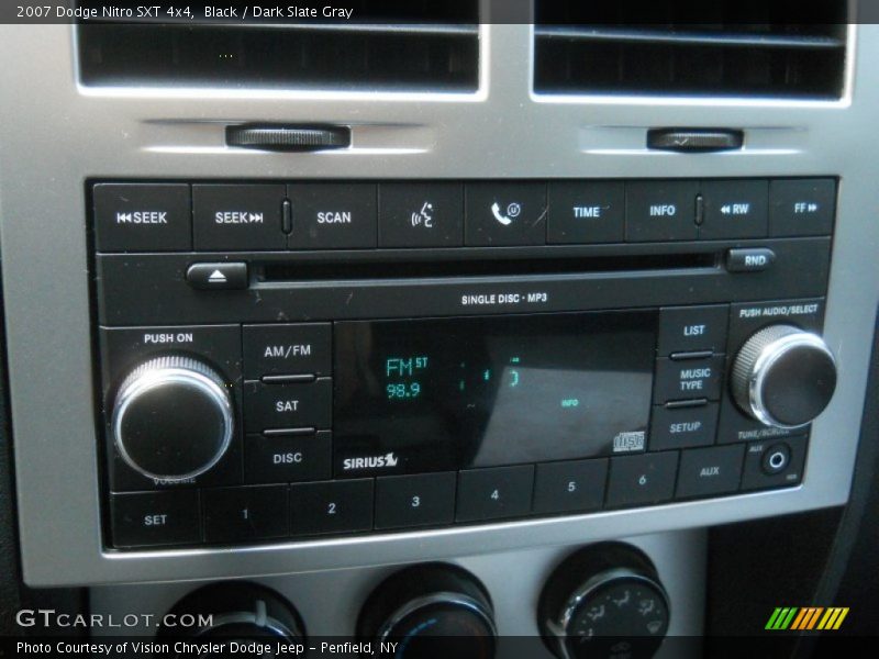 Black / Dark Slate Gray 2007 Dodge Nitro SXT 4x4