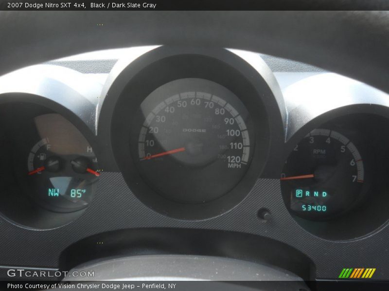 Black / Dark Slate Gray 2007 Dodge Nitro SXT 4x4