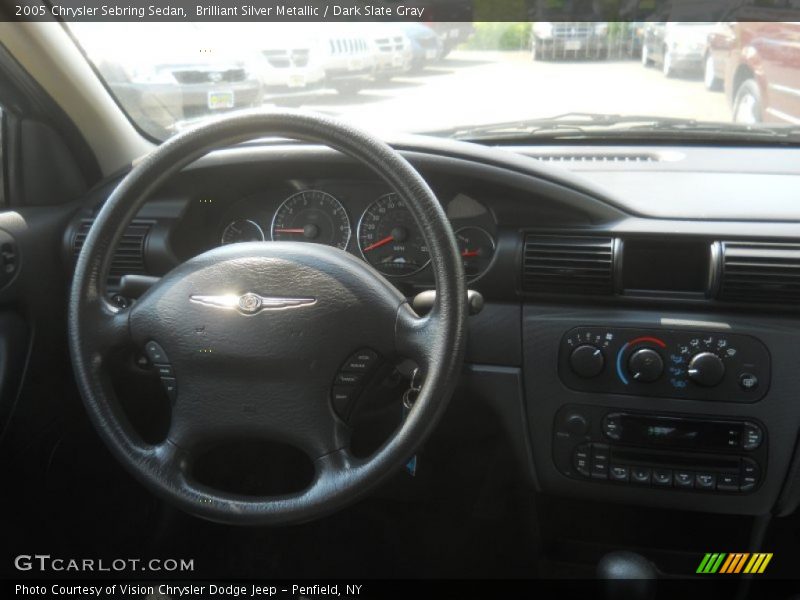 Brilliant Silver Metallic / Dark Slate Gray 2005 Chrysler Sebring Sedan