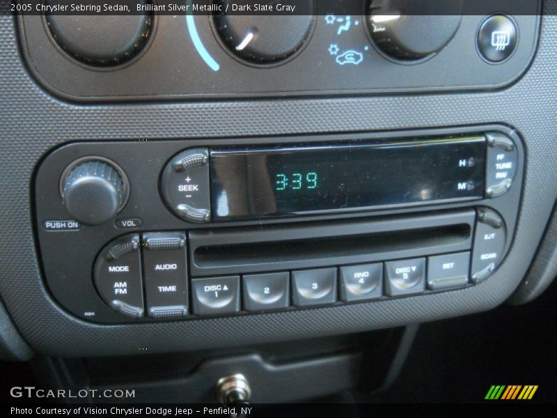 Brilliant Silver Metallic / Dark Slate Gray 2005 Chrysler Sebring Sedan