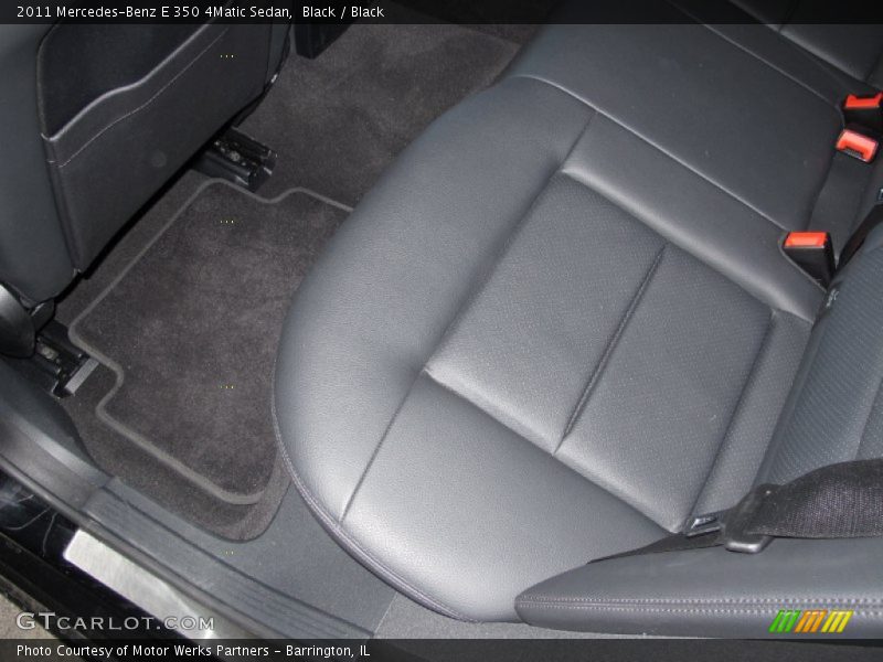 Black / Black 2011 Mercedes-Benz E 350 4Matic Sedan