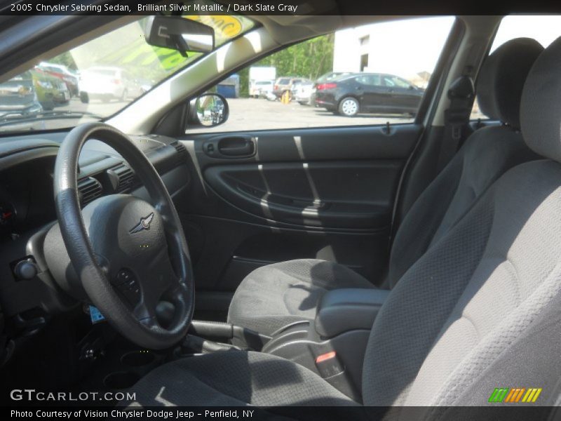 Brilliant Silver Metallic / Dark Slate Gray 2005 Chrysler Sebring Sedan