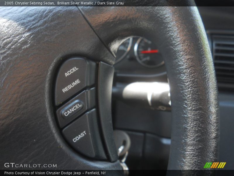 Brilliant Silver Metallic / Dark Slate Gray 2005 Chrysler Sebring Sedan