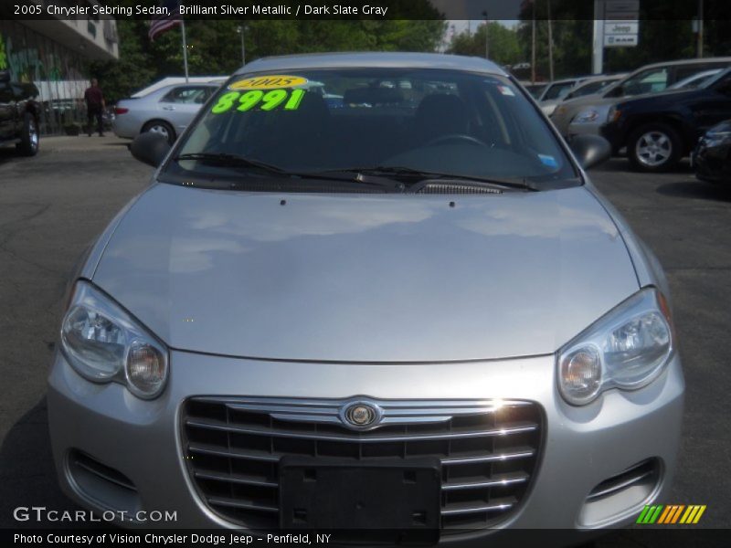 Brilliant Silver Metallic / Dark Slate Gray 2005 Chrysler Sebring Sedan