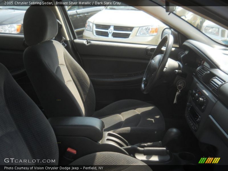 Brilliant Silver Metallic / Dark Slate Gray 2005 Chrysler Sebring Sedan