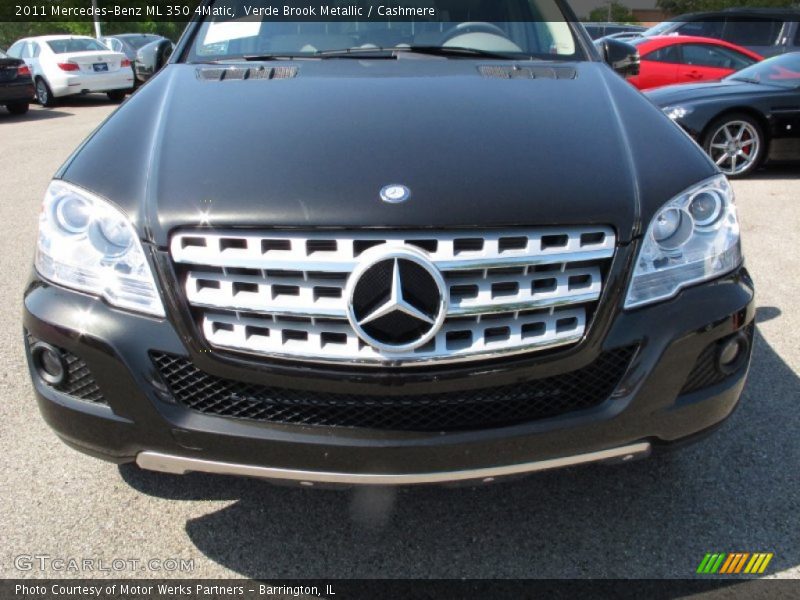 Verde Brook Metallic / Cashmere 2011 Mercedes-Benz ML 350 4Matic
