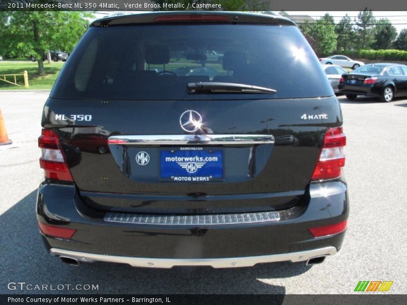 Verde Brook Metallic / Cashmere 2011 Mercedes-Benz ML 350 4Matic