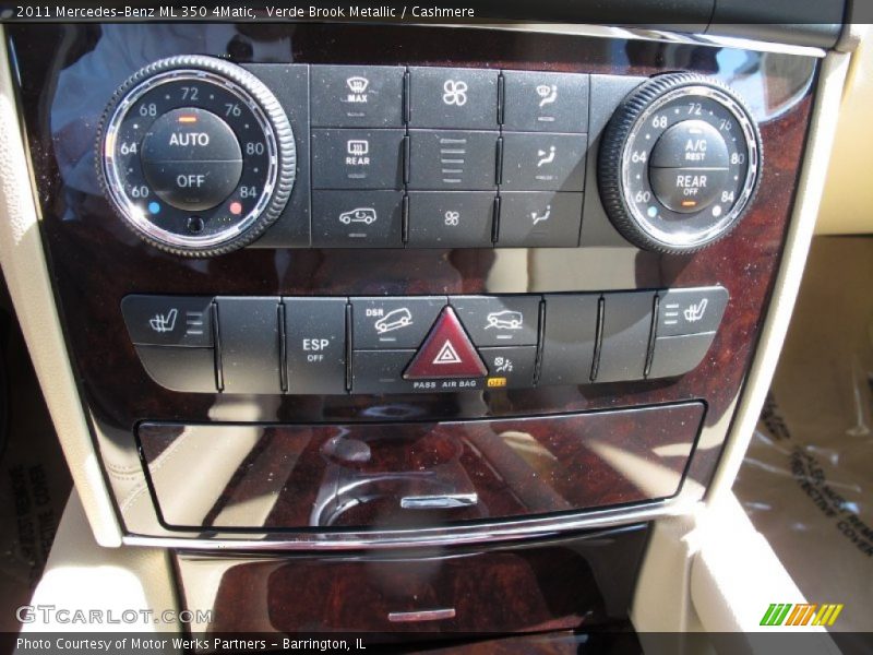 Controls of 2011 ML 350 4Matic