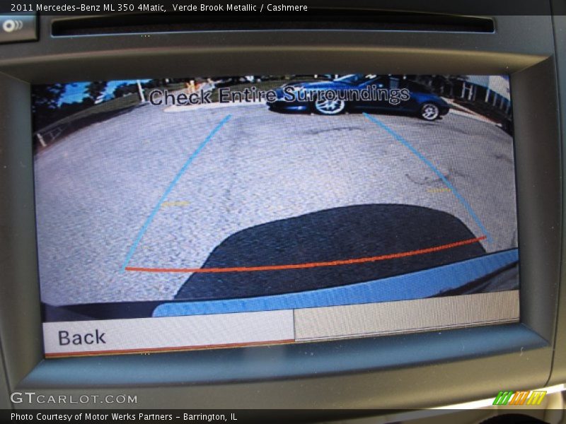 Verde Brook Metallic / Cashmere 2011 Mercedes-Benz ML 350 4Matic