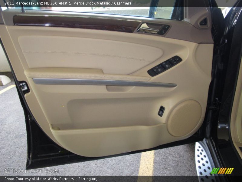 Verde Brook Metallic / Cashmere 2011 Mercedes-Benz ML 350 4Matic