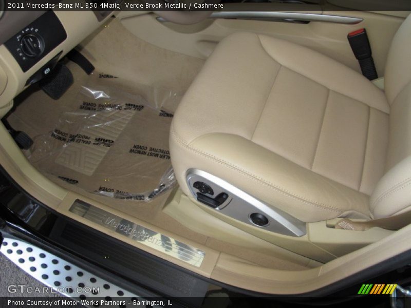 Verde Brook Metallic / Cashmere 2011 Mercedes-Benz ML 350 4Matic