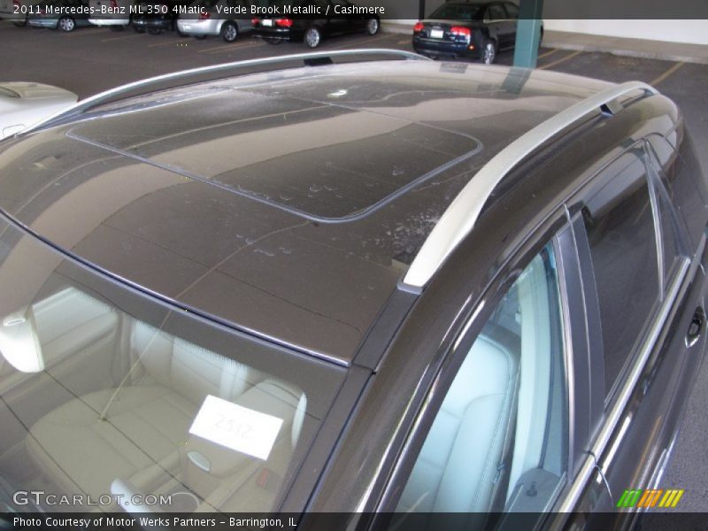 Verde Brook Metallic / Cashmere 2011 Mercedes-Benz ML 350 4Matic