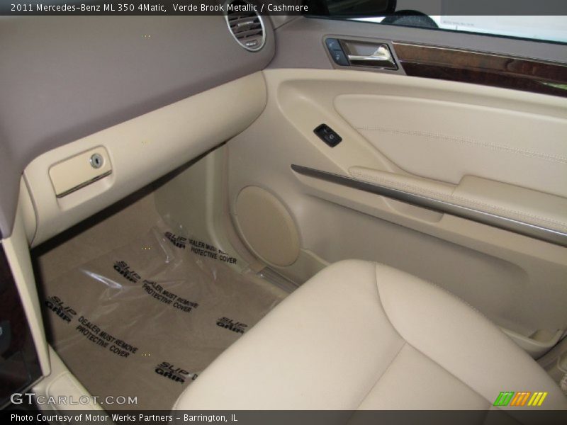 Verde Brook Metallic / Cashmere 2011 Mercedes-Benz ML 350 4Matic