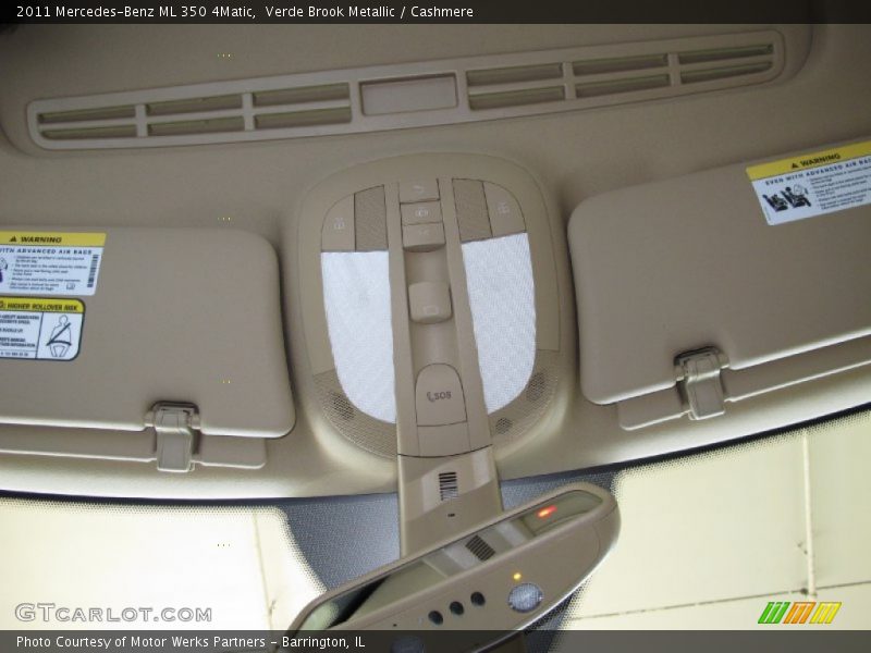 Verde Brook Metallic / Cashmere 2011 Mercedes-Benz ML 350 4Matic